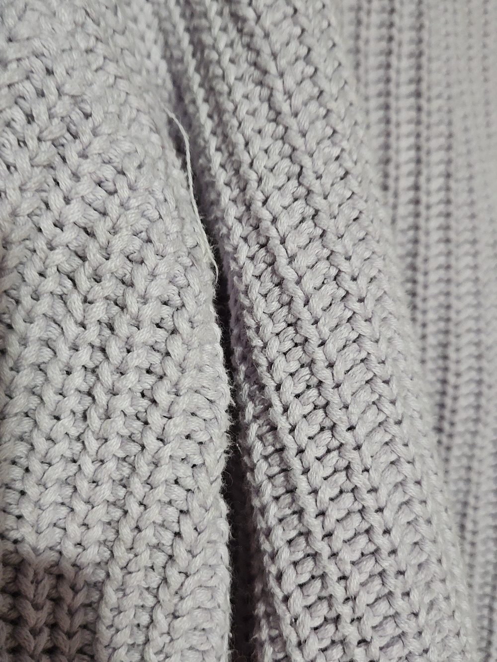 The Drop Lilac Cable-knit Sweater, XL - Picture 8 of 13